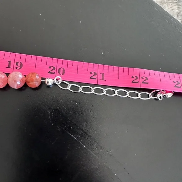 Hessonite faucet bead necklace by Mine Finds Jay King - Picture 7 of 11